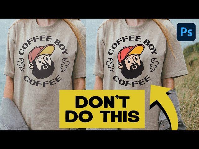 Realistic T-Shirt Mockups from Stock Photos