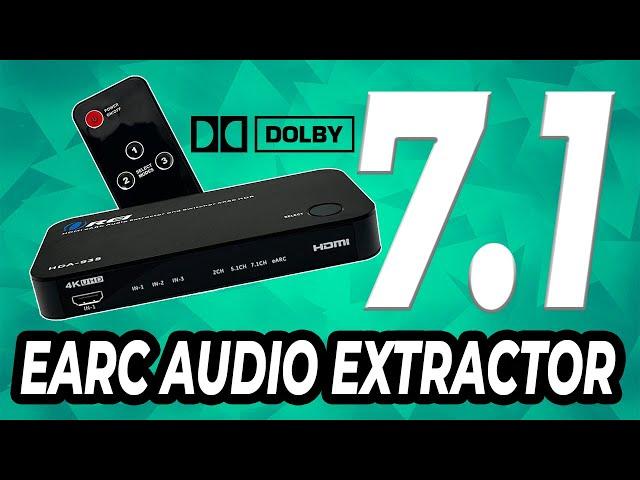 7.1 Hdmi Earc Audio Extractor With Dolby Atmos