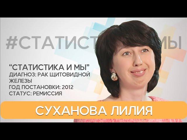 Суханова Лилия. 9 лет с раком щитовидной железы.  Статистика и мы.