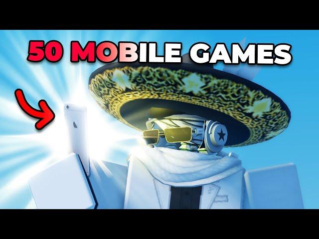 50 Mobile ROBLOX Games to Play when You're Bored