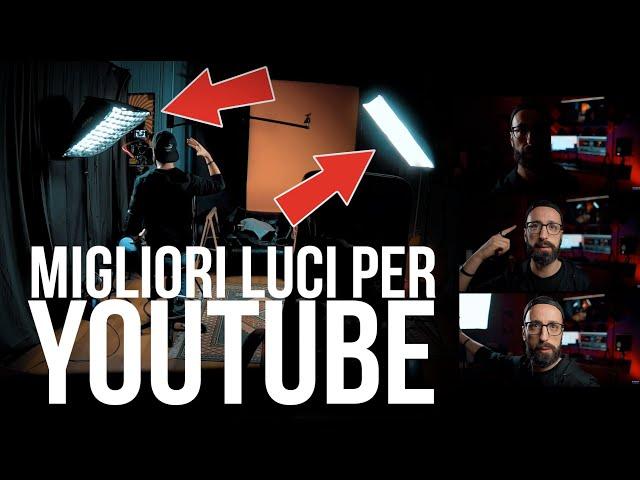 Migliori luci ecomiche per youtube 40 (o 80 €)