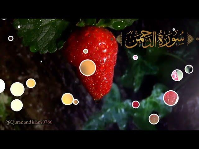 surah Rahman | Surah rehman ki tilawat | surah rehman with beautiful voice | @Quranandislam0786