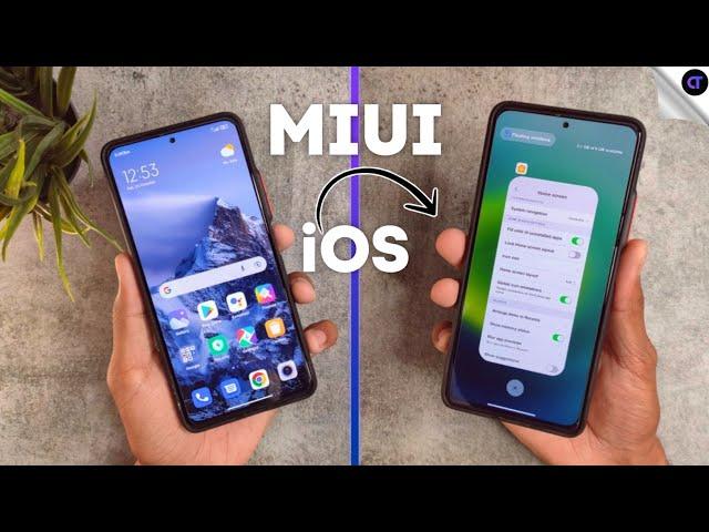 MIUI 12.5 Convert TO IOS 15 Complete UI | INSTALL IOS 15 on Any Redmi & Poco Device 