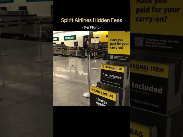 Spirit Airlines Hidden Fees Explained 