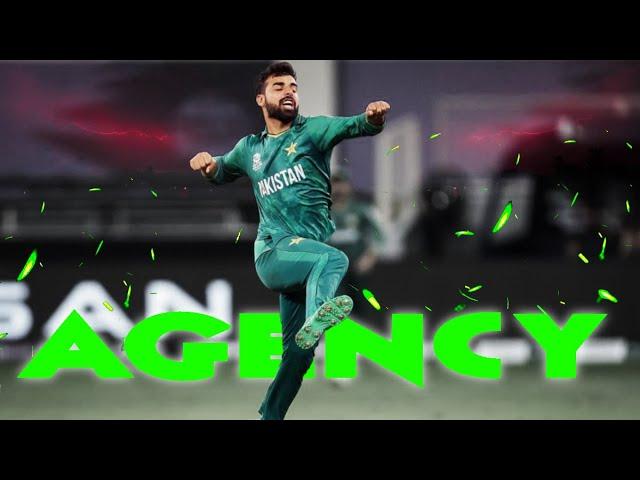 Shadab Khan x Agency | Shadab Khan Best Edit | Tribute To Shadab Khan | #cricket #cricketlover