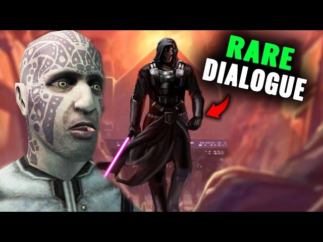 What happens if You REVEAL YOU'RE REVAN to Master Uthar *rare dialogue* Knights of the Old Republic