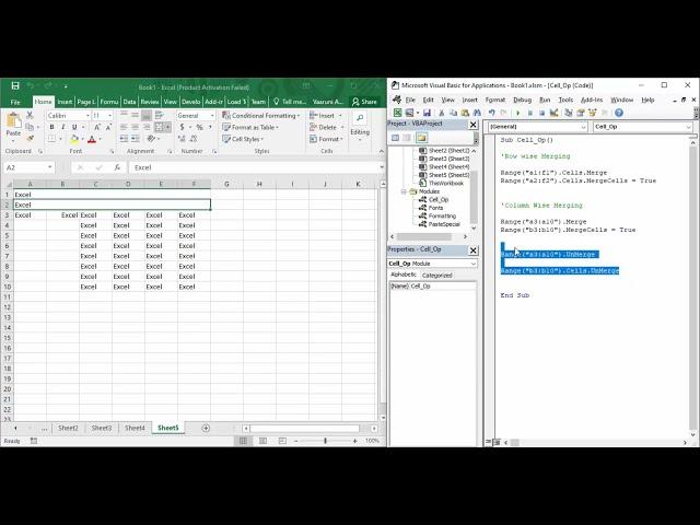 Working with Cell Content Alignment in VBA For Microsoft Excel