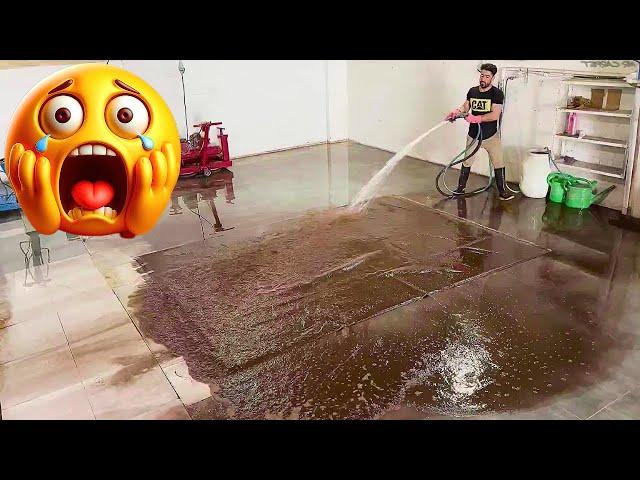 The Most Expensive Rug I've EVER Cleaned!  Watch the Luxury Transformation!