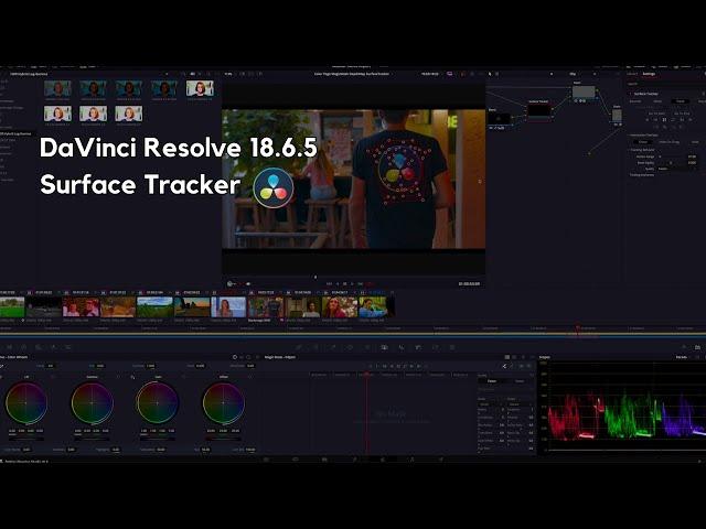 DaVinci Resolve 18 Surface Tracker