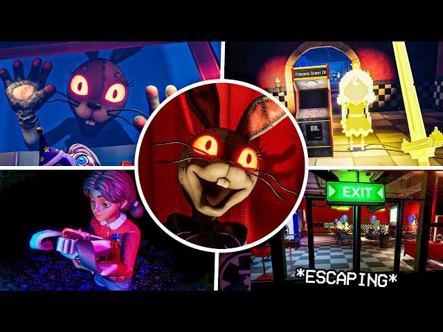 ALL SECRET & GOOD ENDINGS! (Vanny & Cassie) | FNAF Help Wanted 2 [All Endings] Showcase