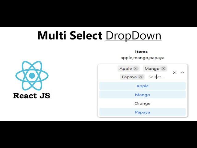 MultiSelect DropDown in React