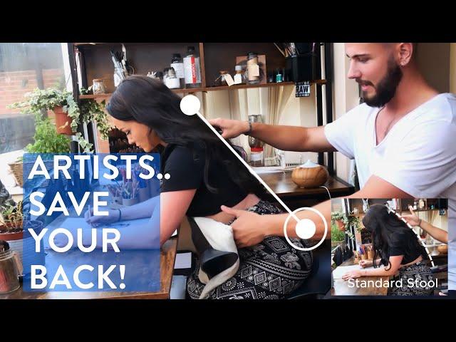 Don't Become a HUNCH BACK Artist! | HAAG Capisco Chair Review | FULL-TIME ARTIST