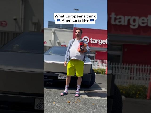 What Europeans think America is like (not good) #shorts