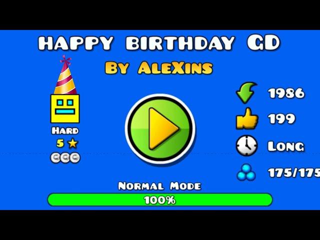 Happy birthday Geometry Dash 