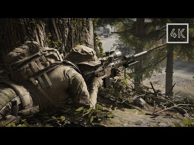 AMERICAN SNIPER | Solo Stealth [4K UHD 60FPS] Ghost Recon Breakpoint Gameplay | No HUD