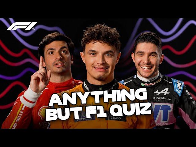 'I'm Gonna Be Much Better At This Than The F1 Stuff!'  | The Anything But F1 Quiz! | Episode One