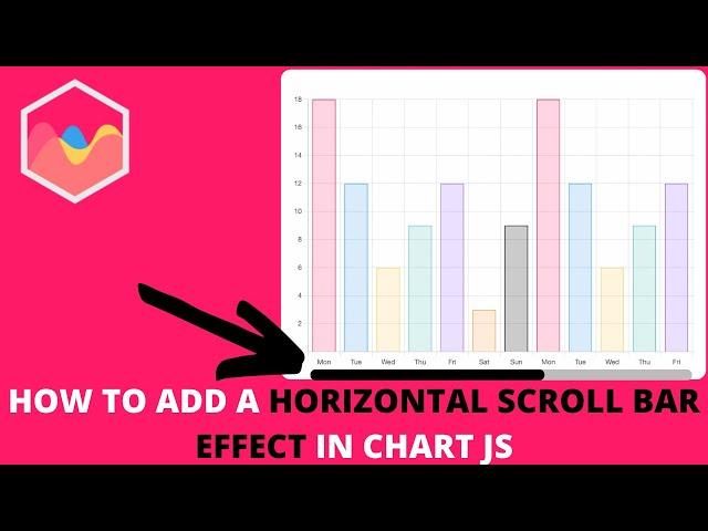 How to Add A Horizontal Scroll Bar Effect in Chart JS