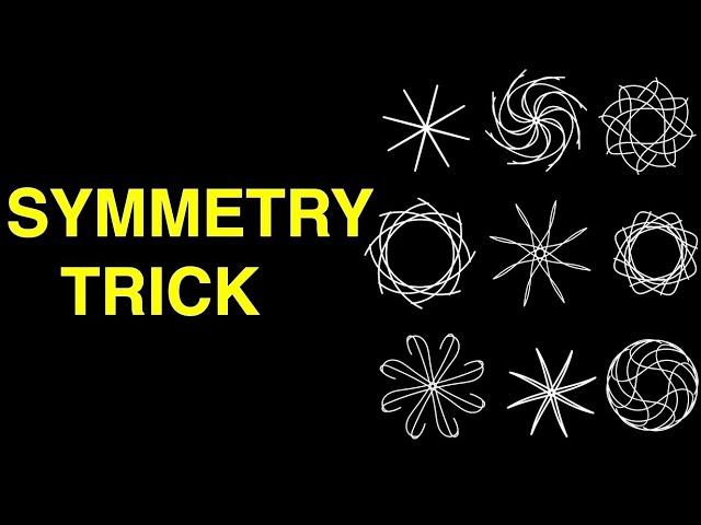 Adobe Illustrator Symmetry Trick#illustratortutorial#illustratortutorialforbeginners#designocity