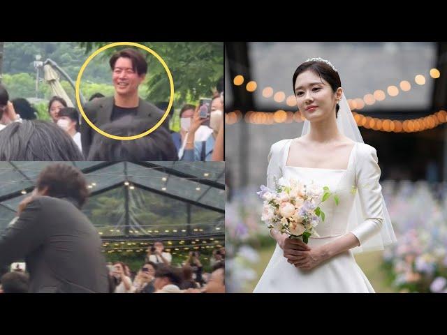 celebrities shouting at jang nara’s wedding - Jung Yonghwa And Lee Sang Yoon