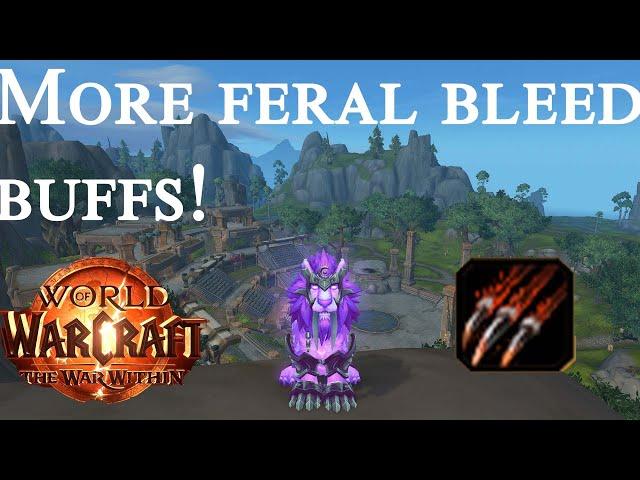 FERAL BLEEDS GOT BUFFED AGAIN! - Feral druid pvp the war within