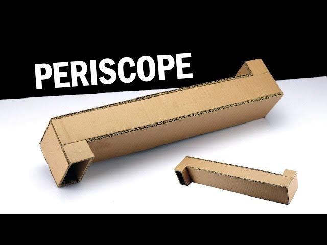 How To Make A Simple Periscope Using Cardboard and Mirrors | School project