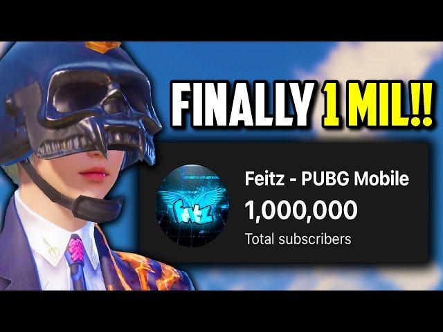 I REACHED 1 MILLION SUBSCRIBERS!! | PUBG Mobile