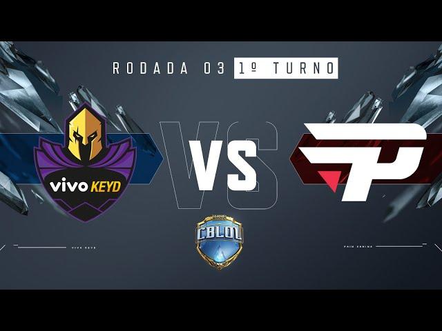 CBLoL 2020: 1ª Etapa - Fase de Pontos | Vivo Keyd x paiN Gaming (1º Turno)