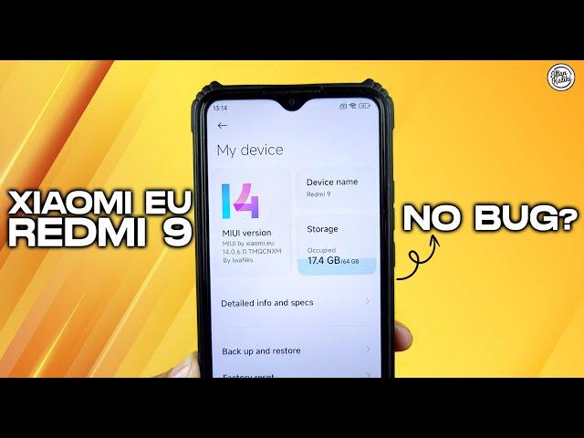 MUST TRY! MIUI 14 REDMI 9! The features are complete and better than MIUI 13 - XIAOMI EU 14 REDMI 9