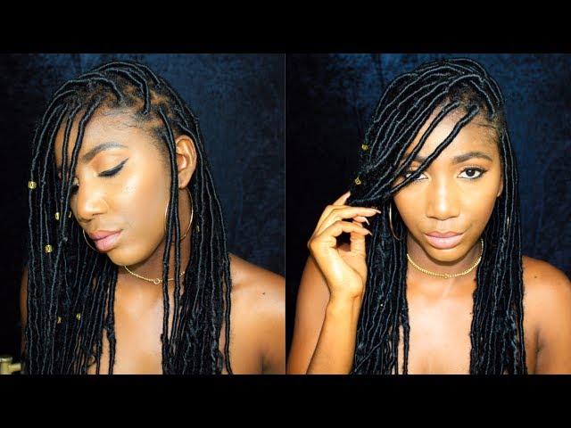 Easy 1-Step Goddess Locs Tutorial - NOT CROCHET HAIR | Simply Subrena