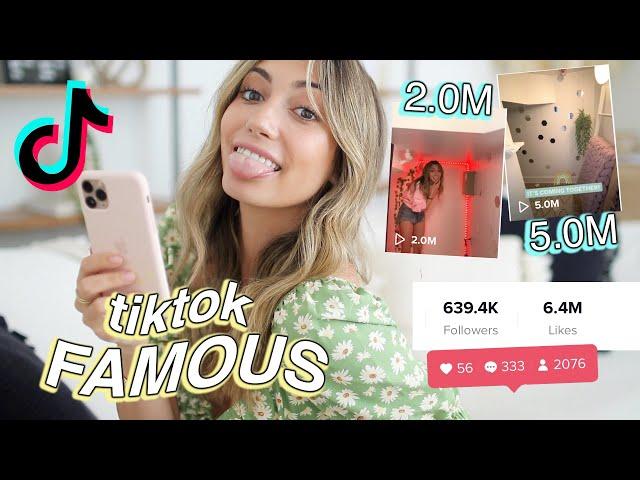 how to become tiktok FAMOUS (0-500k) & go viral overnight!