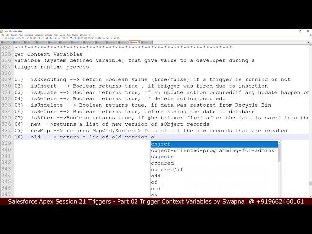 Apex 21| Triggers Part 02 | Context Variables | isExecuting | isInsert | isUpdate | isDelete |