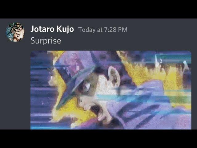 What if everyone in JoJo’s suddenly was in a Discord Server