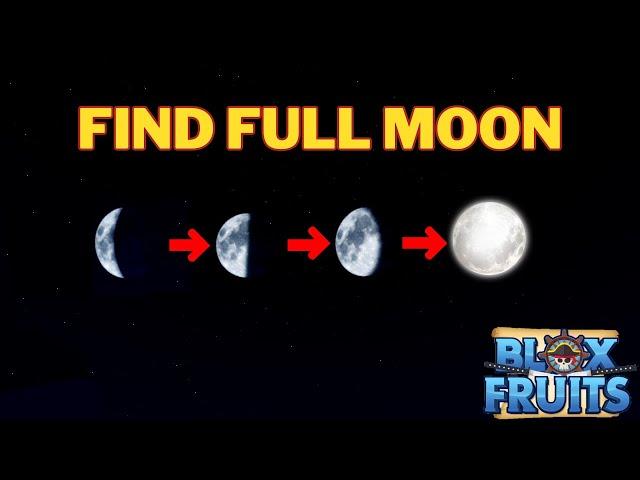 How To Get Full Moon in Blox Fruits | Fastest Way To Find Full Moon in Blox Fruits