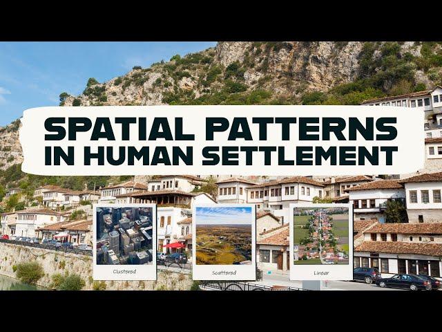 Identifying Spatial Patterns in Human Settlement | Grade 8 Geography Lesson 1