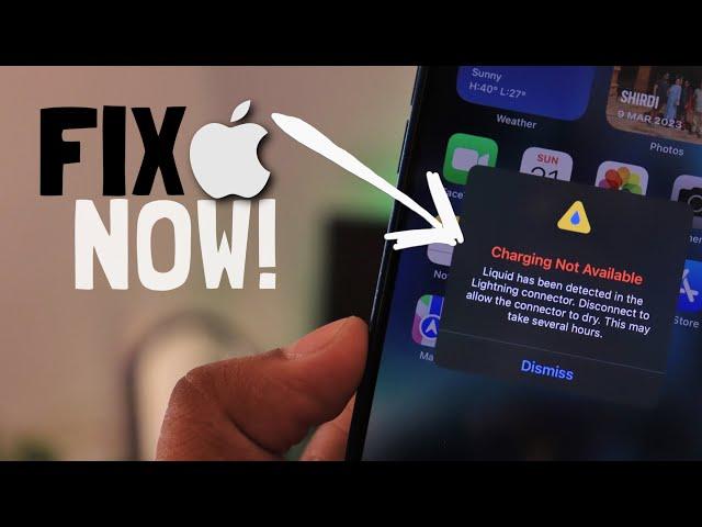 How to Fix “Charging Not Available/Liquid detected" on Any iPhone ?