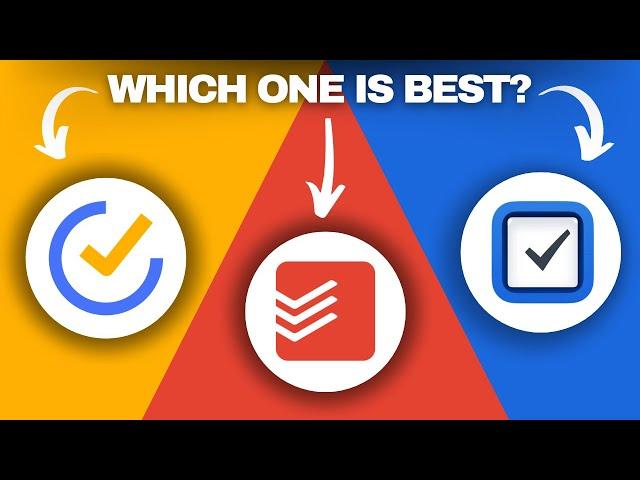 TickTick vs Todoist vs Things 3 (2025) | Which One is Best?