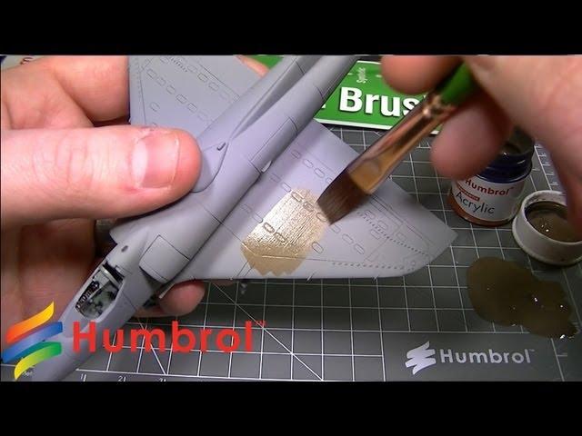 Humbrol - How To Use - Flat Brushes