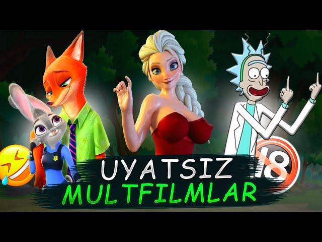 MULTFILMLARDAGI UYATSIZ SAHNALAR // UYATSIZ MULTFILMLAR.