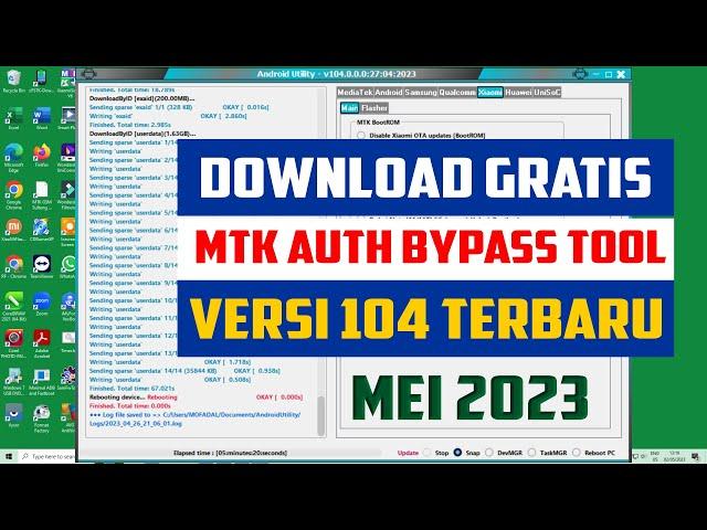 MTK Auth Bypass Tool V104 Terbaru  Mei 2023