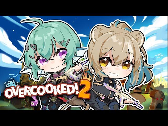 【OVERCOOKED 2】 me and my girly [Collab] w/ @HazumiAileen