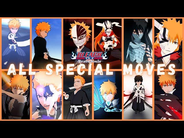 All Ichigo Kurosaki Special Moves Bleach Brave Souls