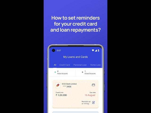 How To Set Reminders For Your Credit Card and Loan Repayments