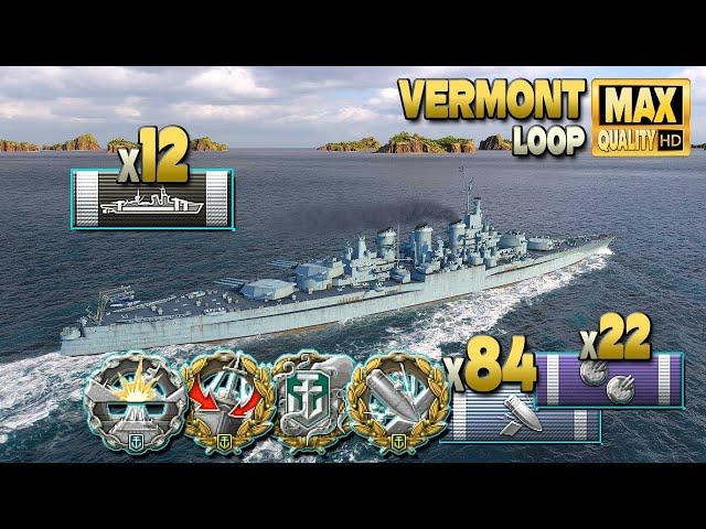 Battleship Vermont: Broadside punisher - World of Warships