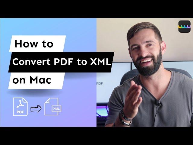 How to Convert PDF to XML on Mac | UPDF