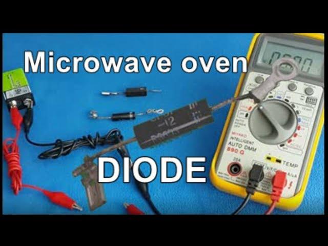 How to test a microwave oven high voltage diode