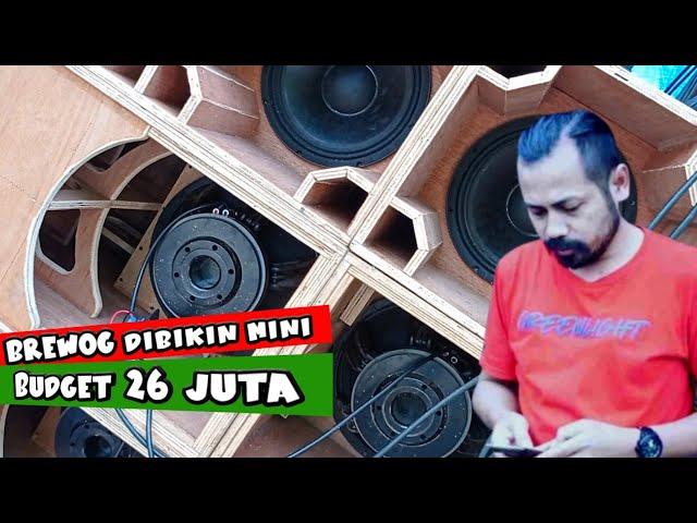 Minimalis Brewog audio ‼️ 20 Jutaan wes sering hajatan sound system