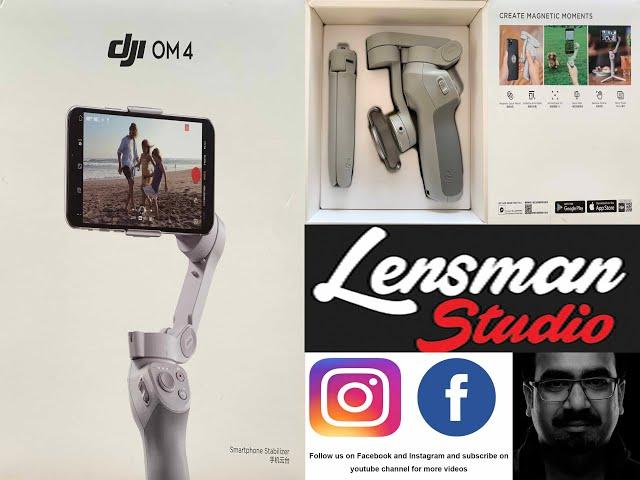 DJI OM4 Unboxing I mobile glimbal I smartphone glimbal I New DJI mobile glimbal opening