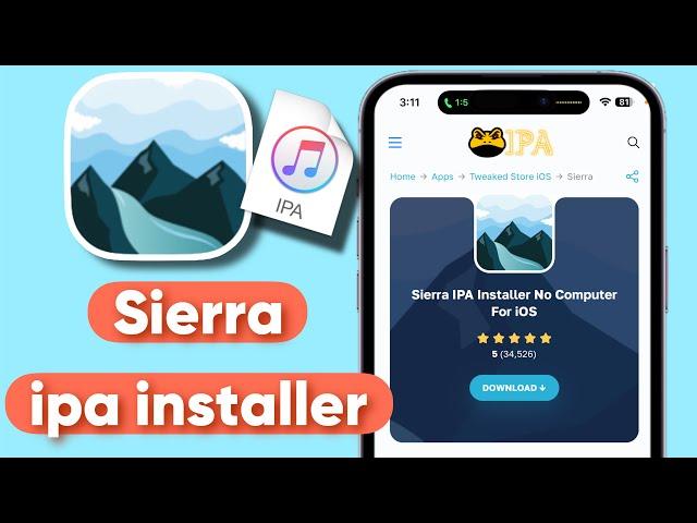 Sierra IPA installer on iOS NO PC NO Revoke | Scarlet And Esig Alternative