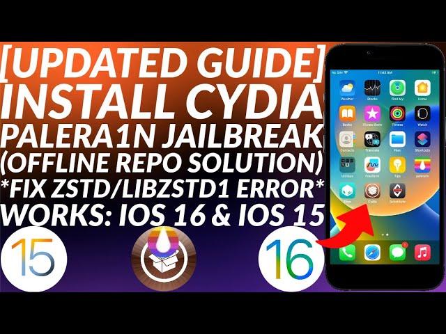 [FIX] Install Cydia iOS 15/16 on Palera1n Jailbreak | Offline Repo Fix | Fix All Errors | Full Guide