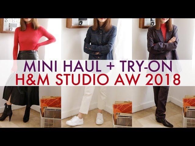 MINI HAUL + TRY-ON | H&M Studio A/W 2018